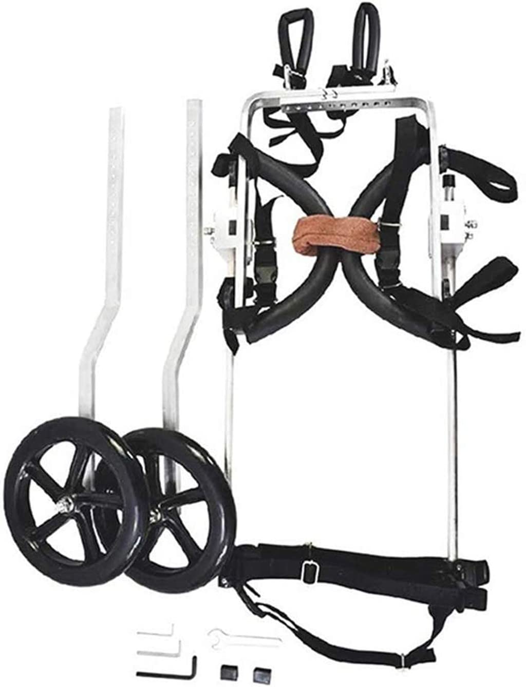 REMEK Passeggini Sedia A Rotelle Cane E Cuccioli per Zampe Posteriori Carrello per Cani Anziani Feriti Disabili per La Riabilitazione delle Zampe per 1~10 kg