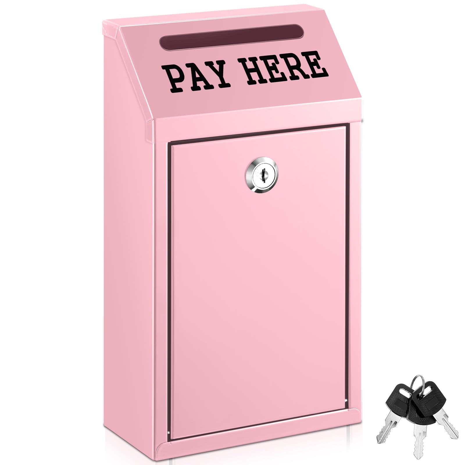 Amazon.com: Yaocom Safe Metal Cash Box for Farm Stand – Money Drop