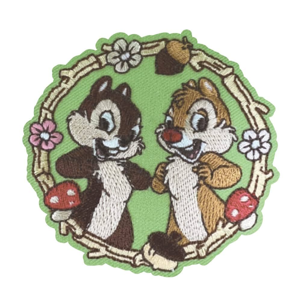 Amazon.co.jp: ミノダ チップとデール/ワッペン大 グリーン