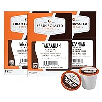 Vista 21 de Fresh Roasted Coffee, Tarrazu de Costa Rica, tostado medio, 24 cápsulas para cafeteras K Cup