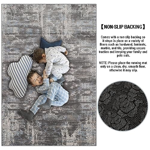 Alfombra pasillo 90x100 cm ideal para cocina, salón y baño 4