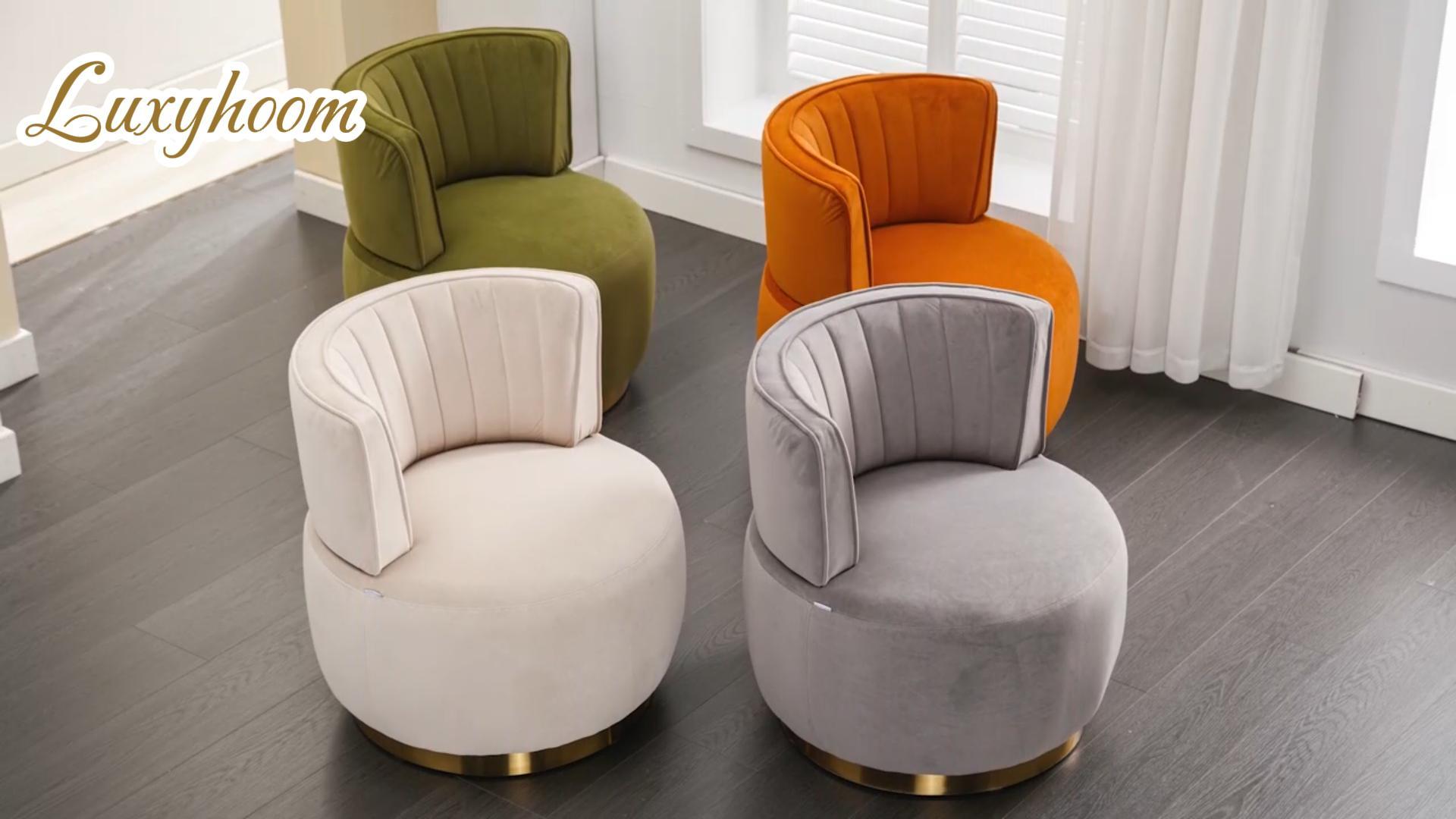 Sillón Barrel Plegable Beige miniatura 7