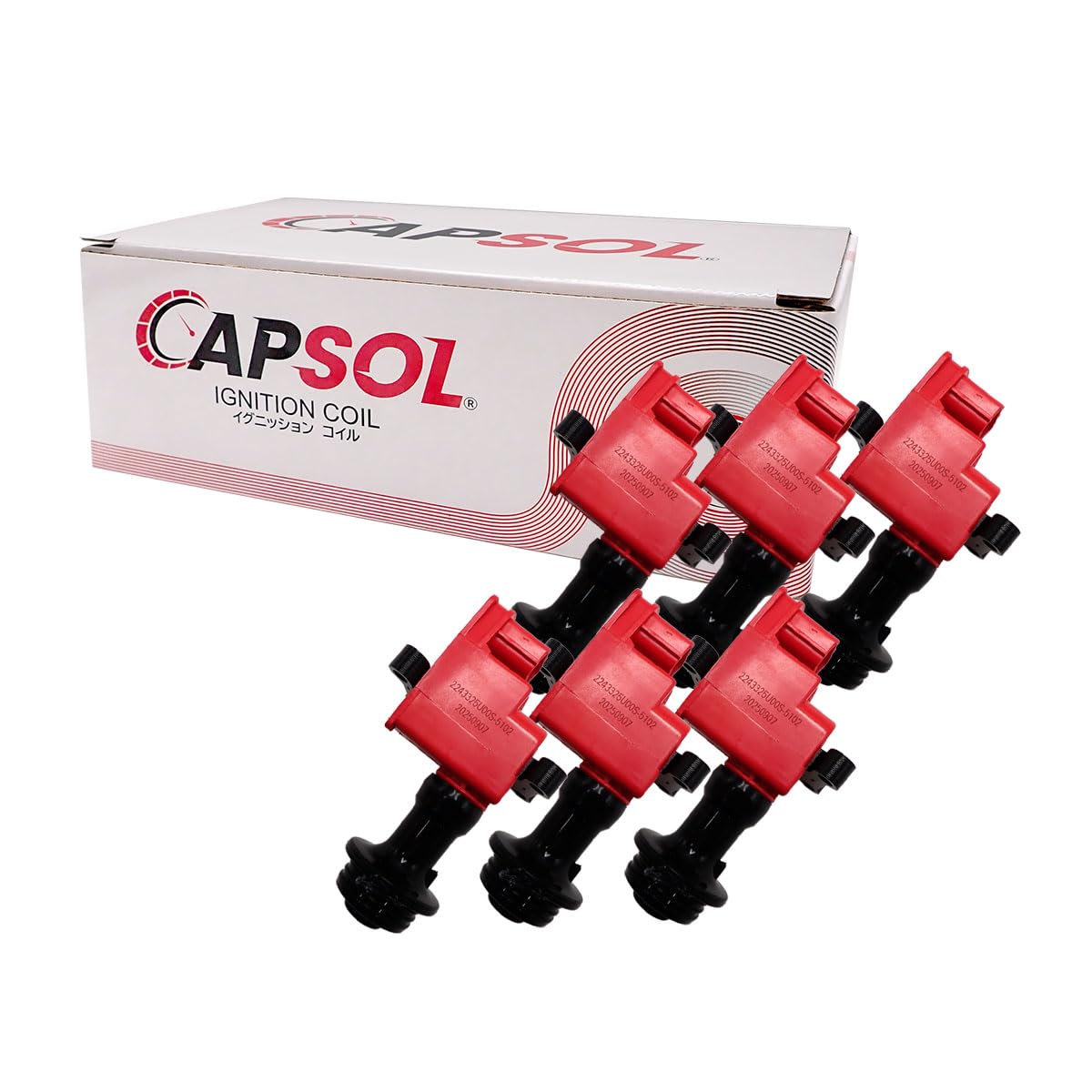 Amazon | 【 CAPSOL 】 強化イグニッションコイル 6本 1台分