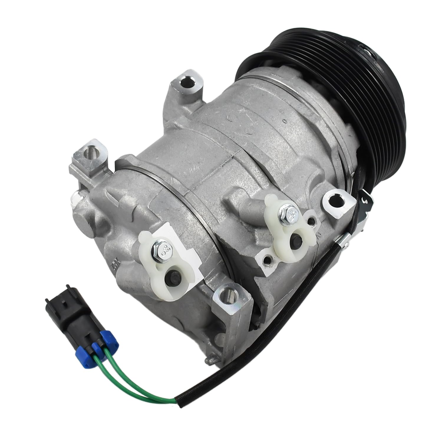 AT367640 24V Compresor de aire acondicionado SE502623 compatible con John Deere Crawler Loader 605K 655K 755K eje 1400 YZ19314 YZ19489 YZ19550 Bulldozer sobre orugas 1050K 550K 650K 700K 0K