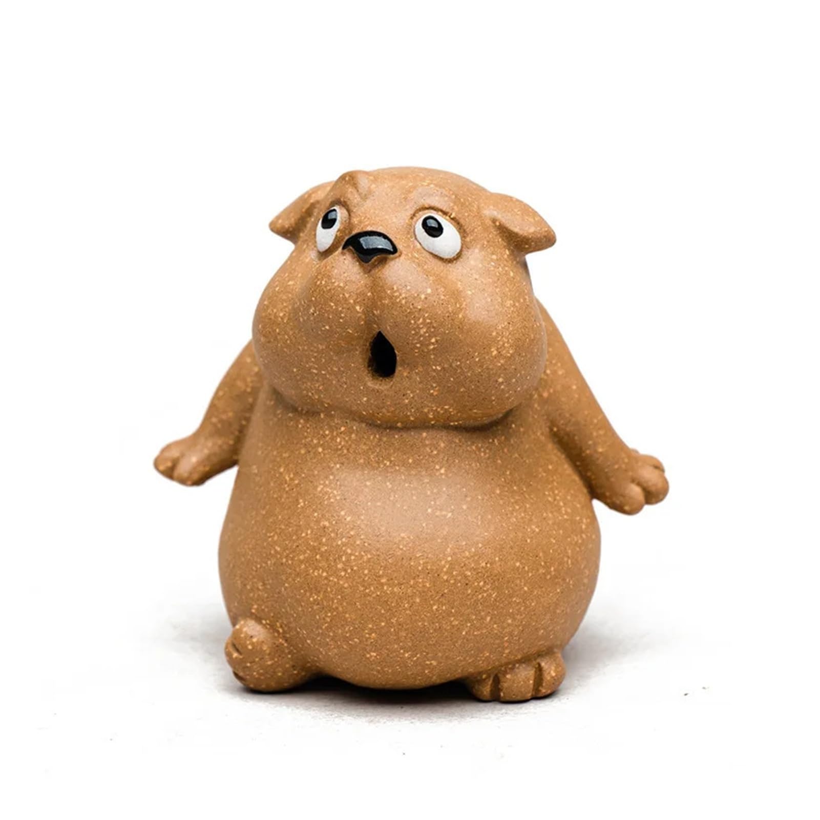 Huolimxun Purple Sand Dog Ornaments staring At The Dog Creative Desktop Decoration Interesting Animal Sculpture Gifts(Doggy)