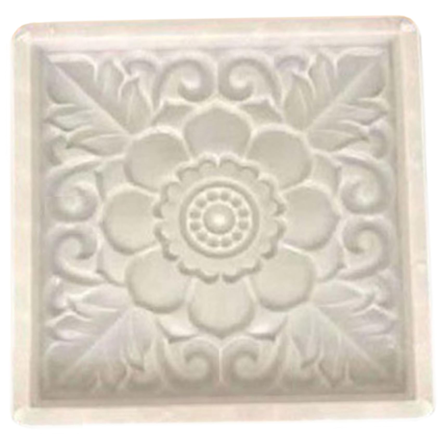 Moldes de concreto, moldes de piedra de plástico Patrón floral Cemento de ladrillo para pasarela de jardín, pasos de bricolaje, caminos de jardín de pavimento, sellos de concreto y formas