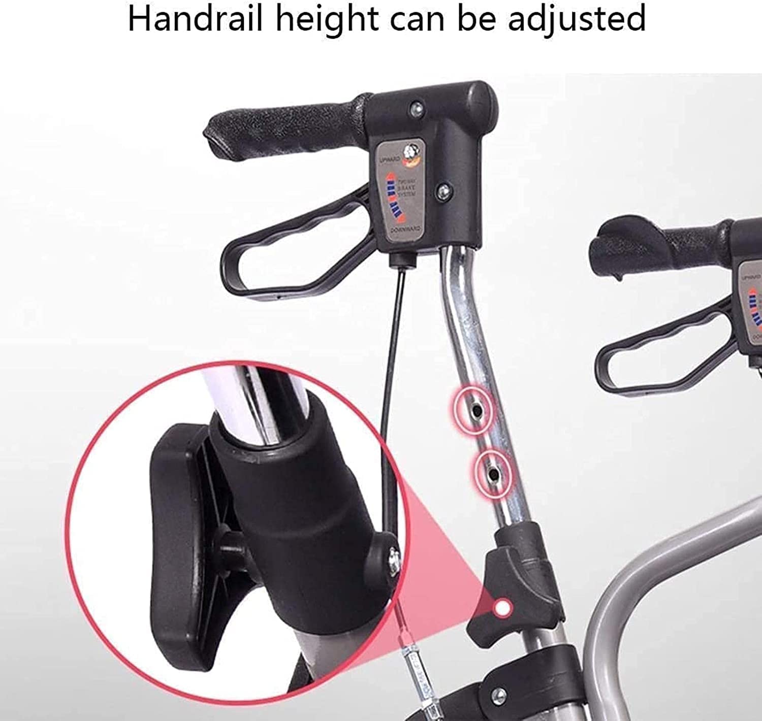 Rollator Walkerility Pomoc do chodzenia dla dorosłych starszych osób Rollatory Chodzik dla seniorów Chodzik z siedziskiem Chodzik z siedziskiem Chodzik z siedziskiem Tęsknota za Comfortable