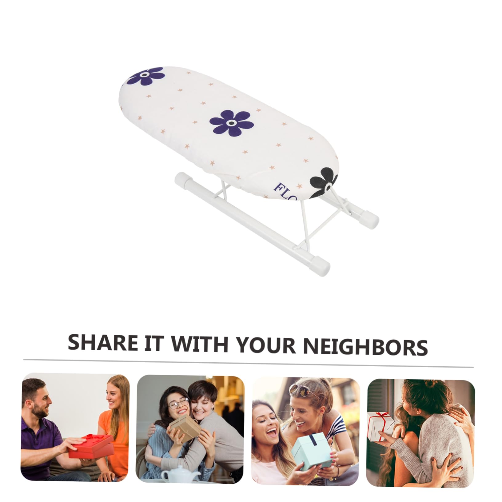KICHOUSE Folding Ironing Board Portable Tabletop Ironing Sleeve Board for Travel Space Saving Design for Home and Hotel Use Versatile Supply