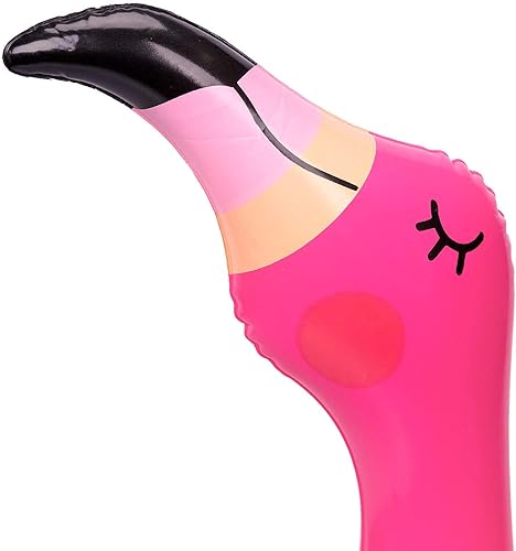 Miniatura 5 de Juego de lanzamiento de anillos inflables de flamenco de 3 piezas, suministros de juguetes para fiestas en la piscina, decoraciones Luau