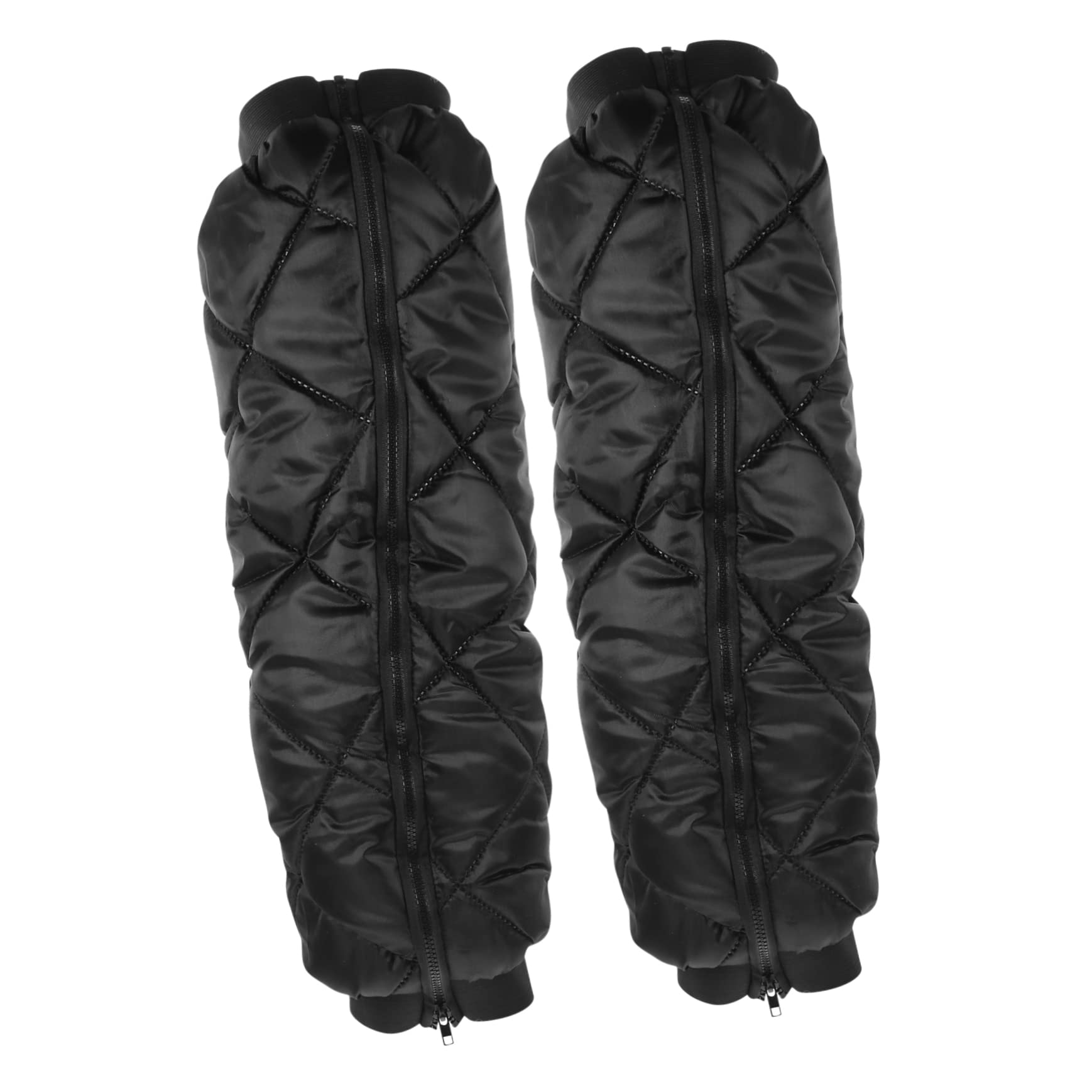 NOLITOY 1pair Motorcycle Knee Sleeves Windproof Warm-keeping Kneecaps for Outdoor Sports Fleece-lined for Cycling Skating Easy to Wear Design Gear