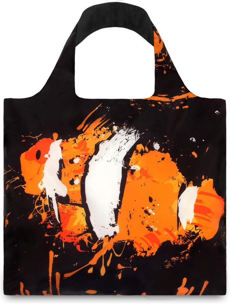 LOQIAnima Reusable Grocery Bag, One Size, Fish & Toucan