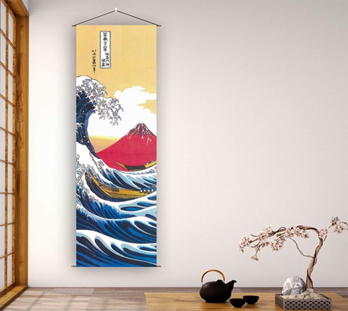 Arie Blue Noren Tapestry – 36 Scenery Wall Hanging