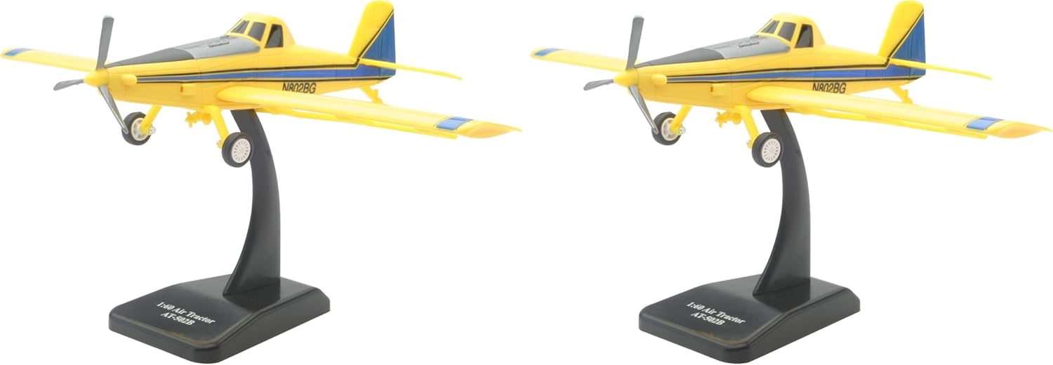 NewRay 20643 "At-502 Model Agriculture Plane (Pack of 2)