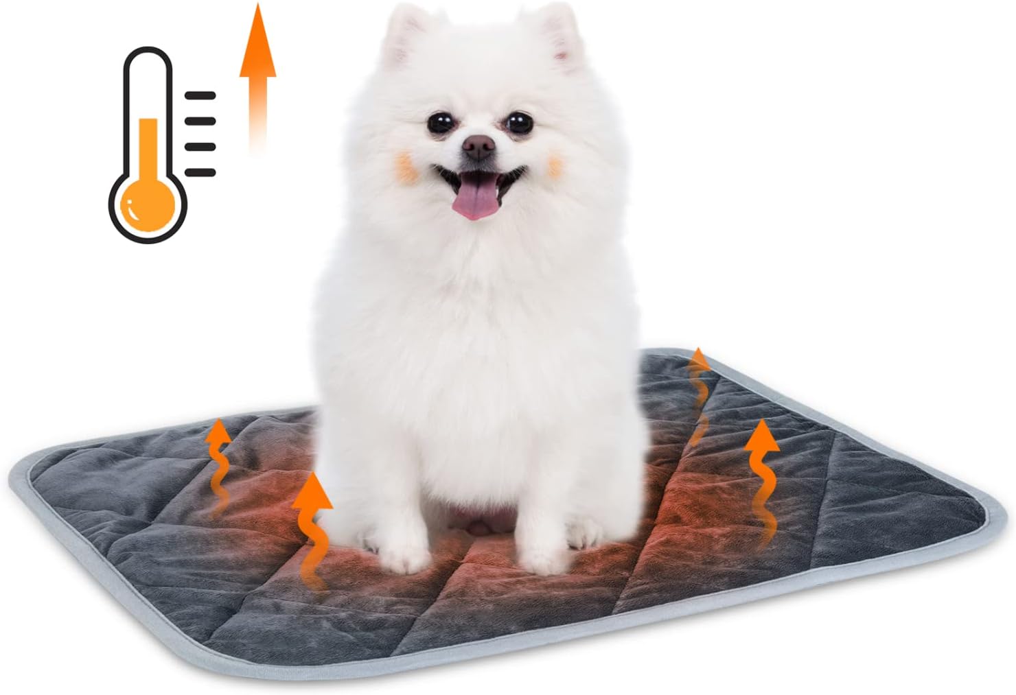 Nobleza Self Heating Pet Pad, Thermal Dog Cat Blanket Machine Washable