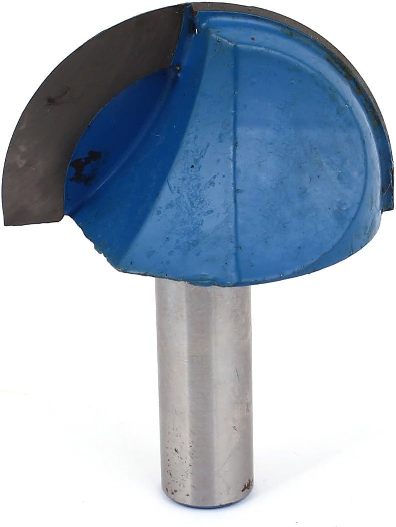 sourcing map 1/2″ x 2″ Straight Shank Round Nose Core Box Router Bit