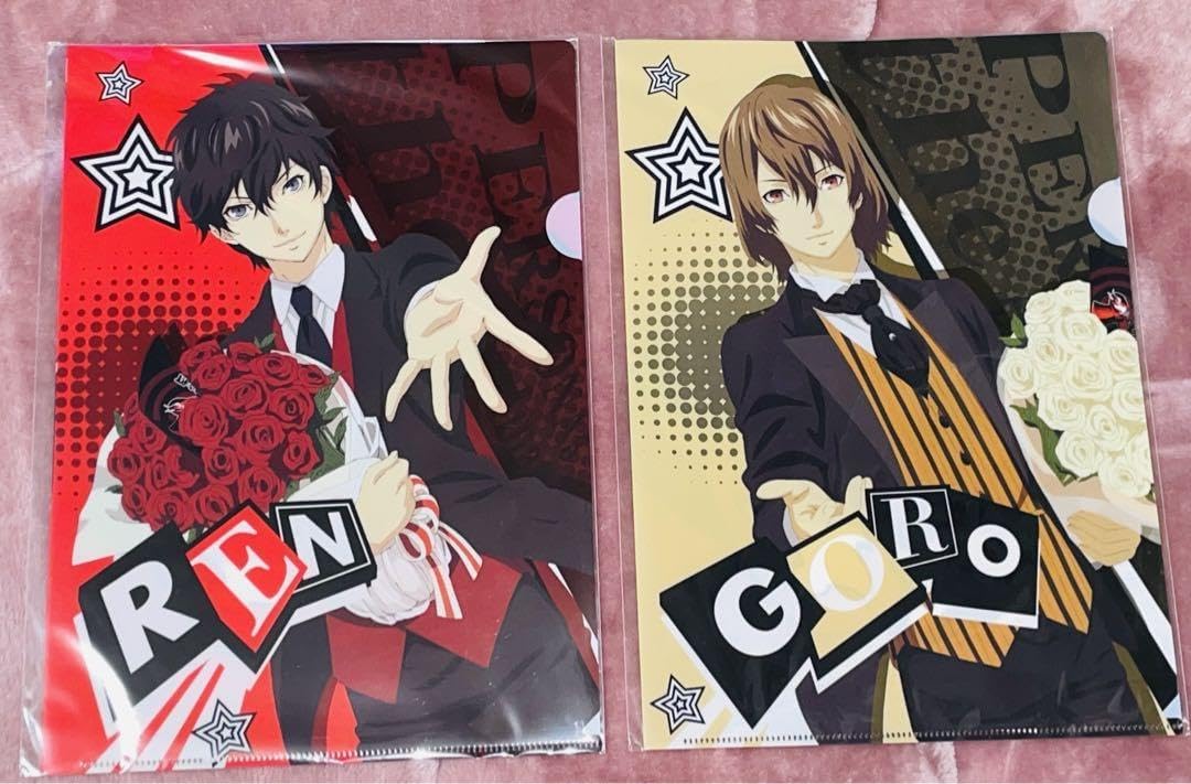 ペルソナ5 ザ・ロイヤル クリアファイル ファミ通 当選品 非売品 懸賞 雨宮蓮 ペルソナ5 週刊ファミ通 当選品 ジョーカー A4クリアファイル