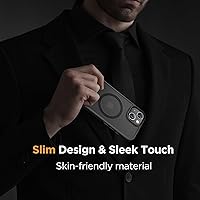 Vista 7 de Miracase - Funda magnética para iPhone 13 de 6.1 pulgadas (compatible con MagSafe) (con 2 protectores de pantalla), protección de grado militar