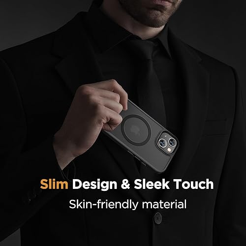 Miniatura 7 de Miracase Serie magnética para iPhone 13 compatible con MagSafe con 2 protectores de pantalla protección de grado militar, antihuellas, diseño