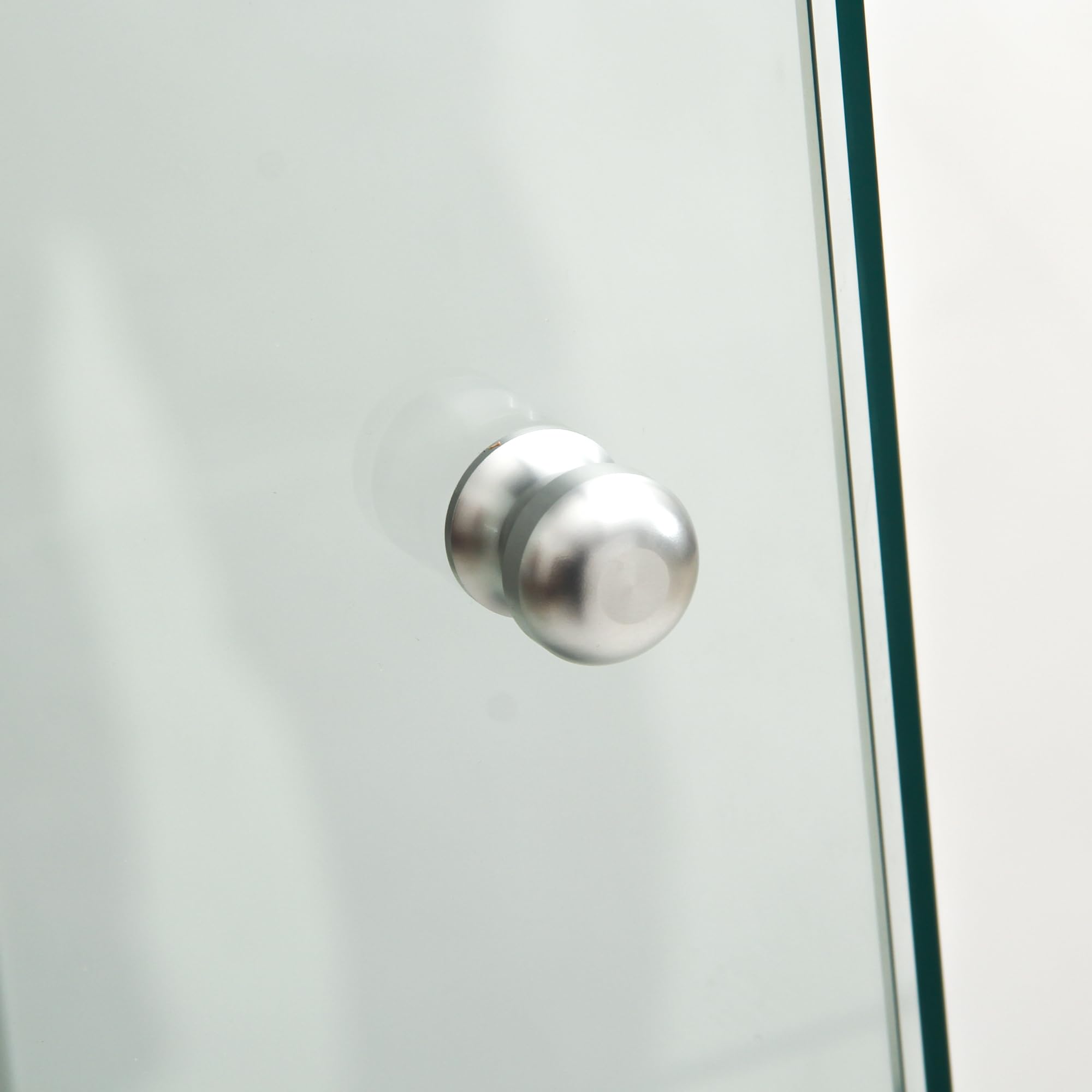 Vitrina de cristal con espejo, vitrina con iluminación LED, cerradura y 1 puerta, 4 compartimentos, vitrina con cristal para coleccionistas, LED para coleccionar (1 puerta)