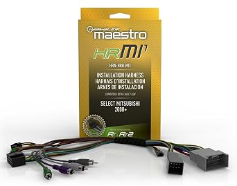 Idatalink Maestro HRN-HRR-MI1 T-Harness for Select Mitsubishi Vehicles 2008-19, Replace The Factory Radio While retaining Steering Wheel Controls & use of amp ADS-MRR or ADS-MRR2 Module Required