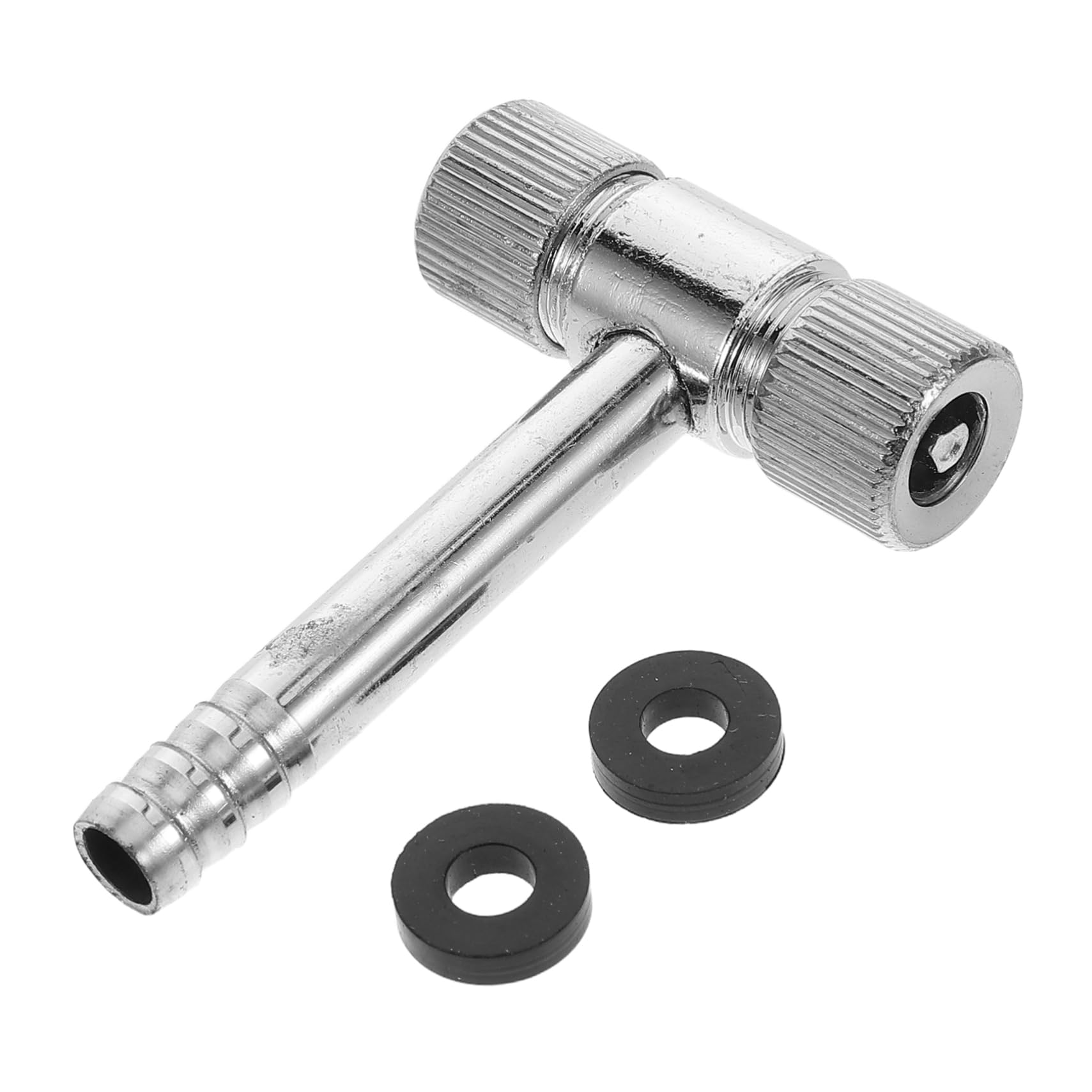 Cabilock 2 Pcs Tire Inflation Nozzle Dual Valve for Car Bike Motorcycle Pumps Lightweight Durable Accessory for Air Compressors Tire Maintenance Essential Tool