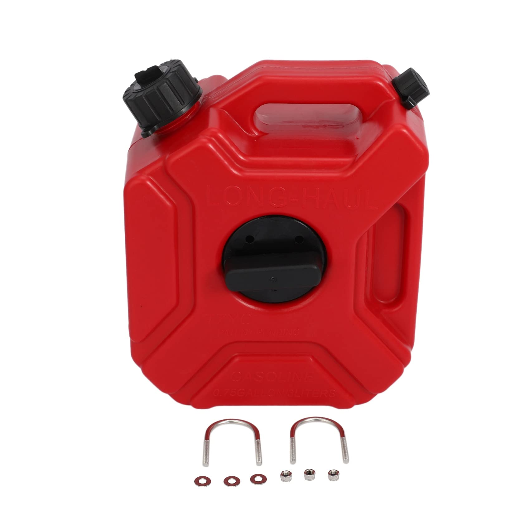 Katigan Red 3 Litres Fuel Tank Plastic Spare Petrol Tanks Cans Gasoline Oil Container Fuel-Jugs For Motorcycle Atv