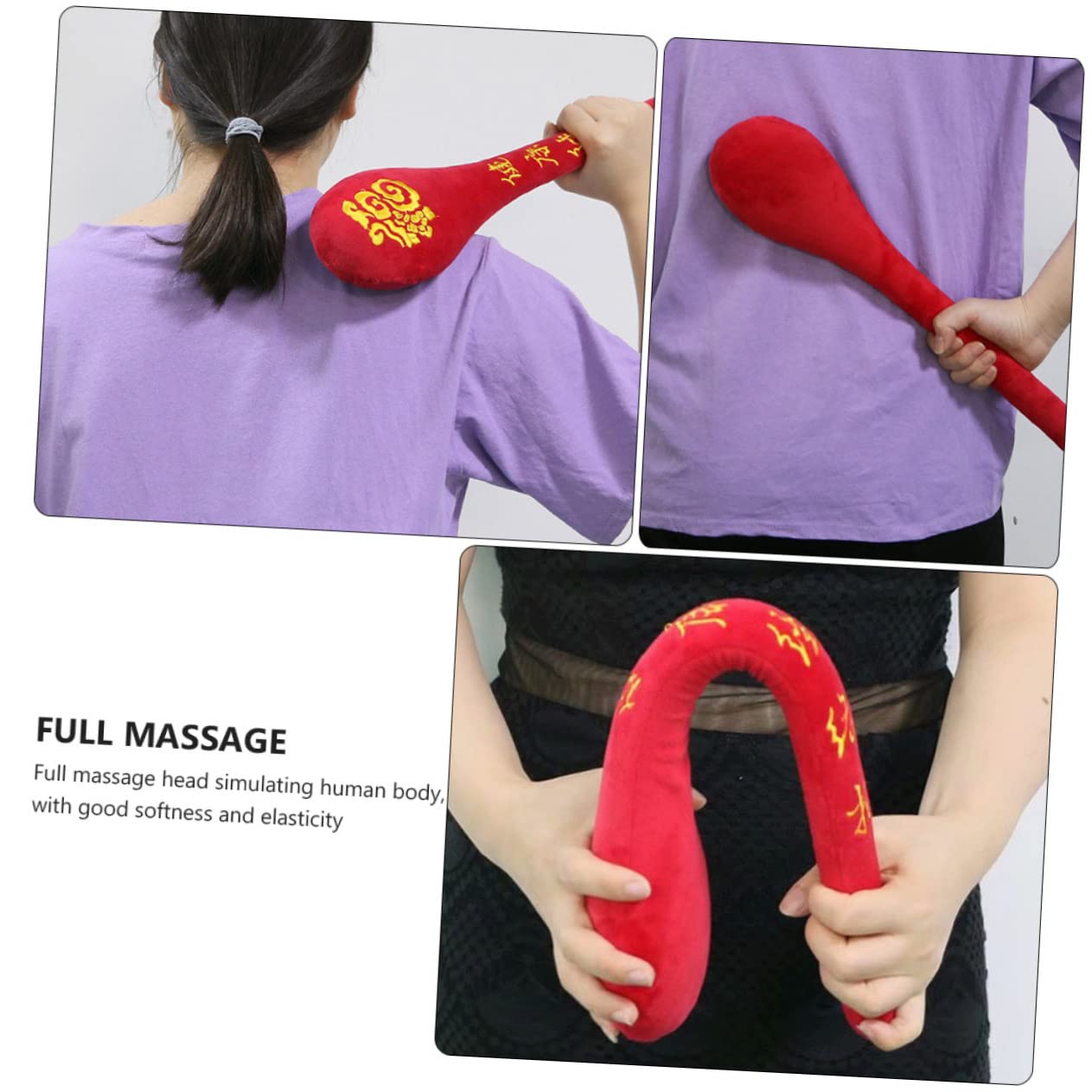 5pezzi Massaggiatore Portatile Martello Per Muscolare Stick Per Acupunturale Per Hips e Schiena Promuove e La Fatica