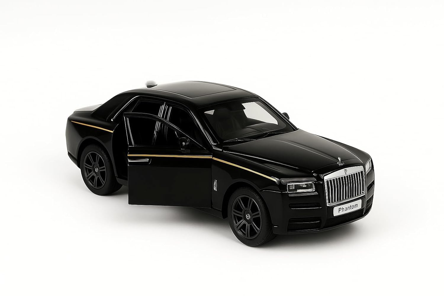 Rolls Royce 1:32 Phantom Die-Cast Metal Pull Back Toy Car with