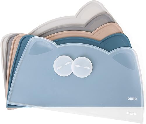 Miniatura 6 de OHMO - Paquete de 2 tapas para latas de comida para gatos, pequeñas (3 onzas) de silicona para latas de comida para mascotas, latas de comida para