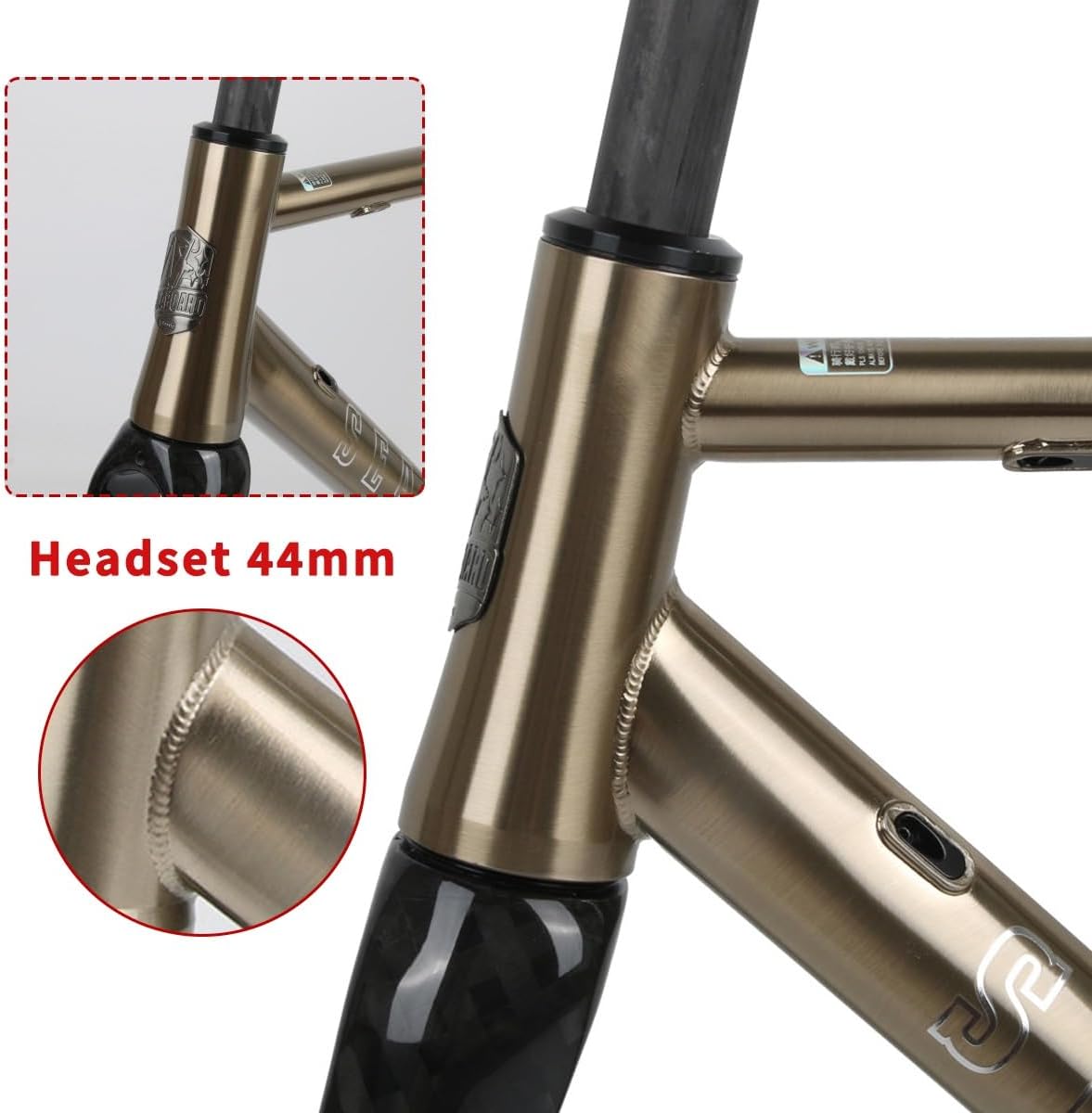 700C Road Bike Frameset 47/50/53cm Cr-Mo Steel Frame C Brake 100/130mm Quick Release Bike Frames with Carbon Fork