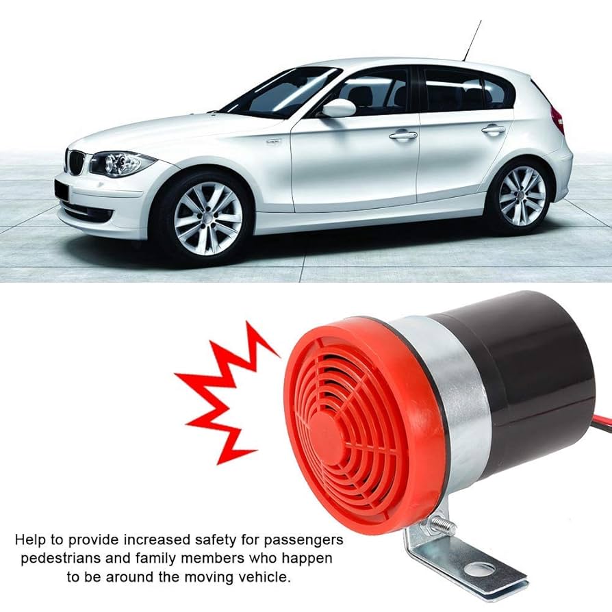 12v Alarm DriSentri Backup Alarm For Cars, 12V/24V 105dB Reverse Car Alarm