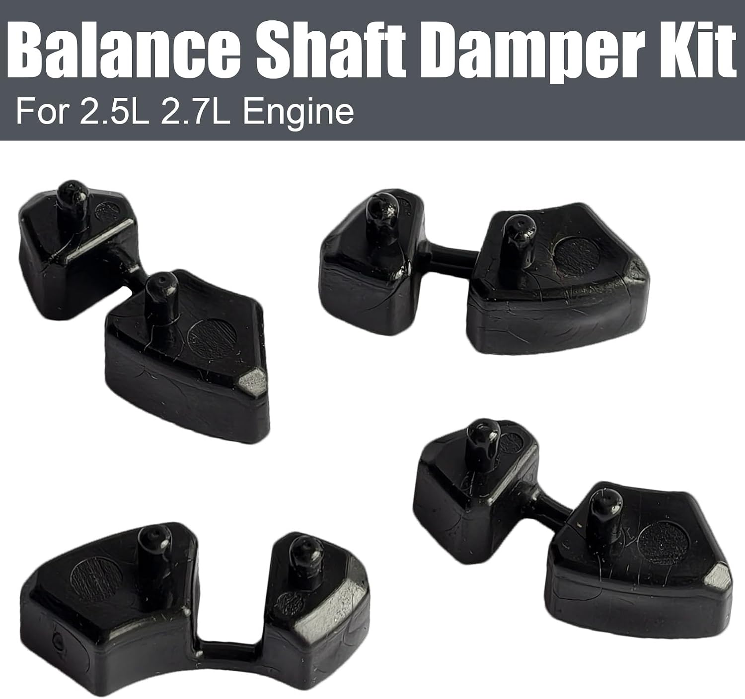 Balance Shaft Damper Kit Fit for Toyota Camry RAV4 Sienna Venza Highlander Avalon, Fit for Scion TC, Fit for Lexus ES NX 300H, Replace 13620-36020 13620-36060, for 2.5L 2.7L Engine