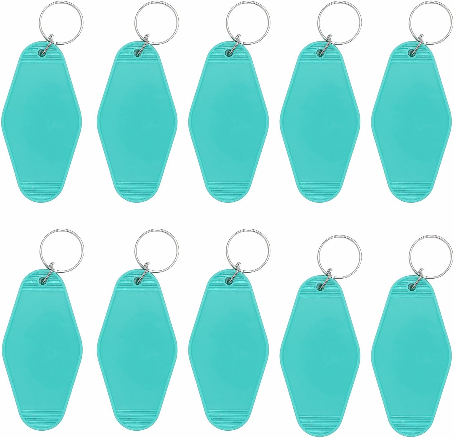 Nwsrayu 10pcs Blank Hotel Keychains Bulk Vintage Motel