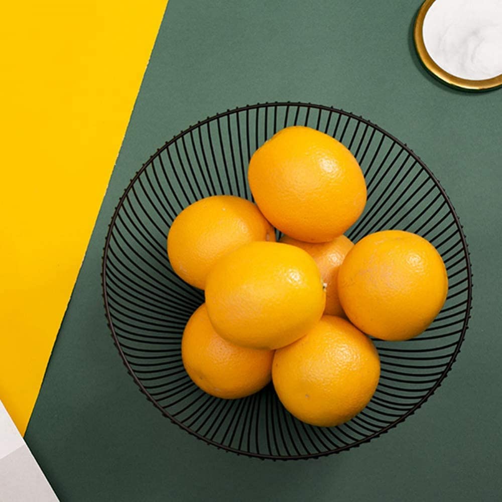 fruttiera, Ciotola for snack di frutta e verdura in ferro, ideale for compleanni, feste in famiglia serate al cinema o come vassoio aziendale