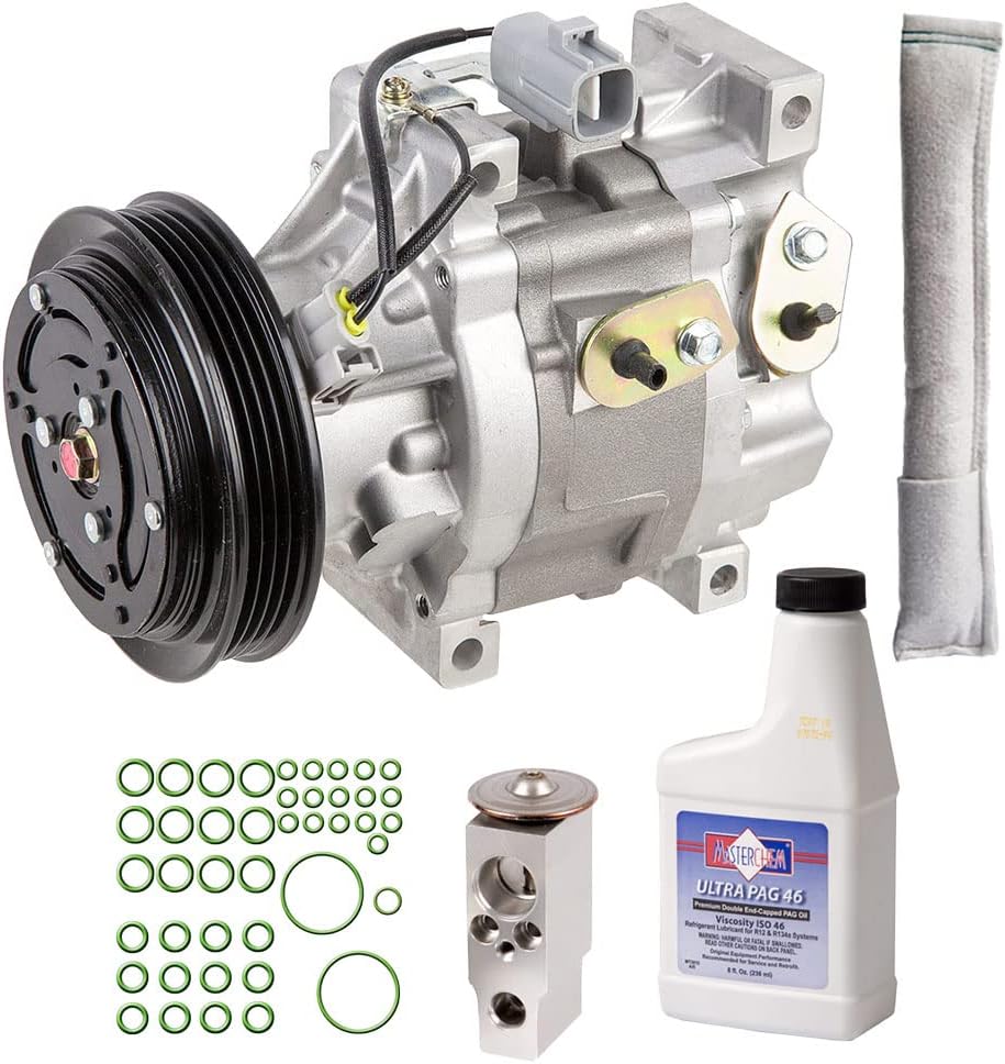 AC Compressor & A/C Kit For Toyota Echo 2000 2001 2002 2003 2004 2005 - BuyAutoParts 60-81201RK NEW