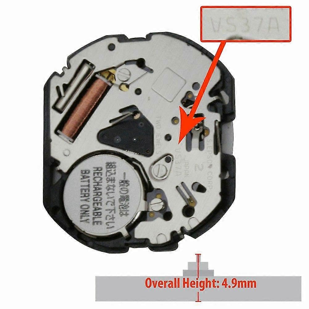 Vs37 Vs37a Movimiento - Accesorios para reloj de 3 dígitos S