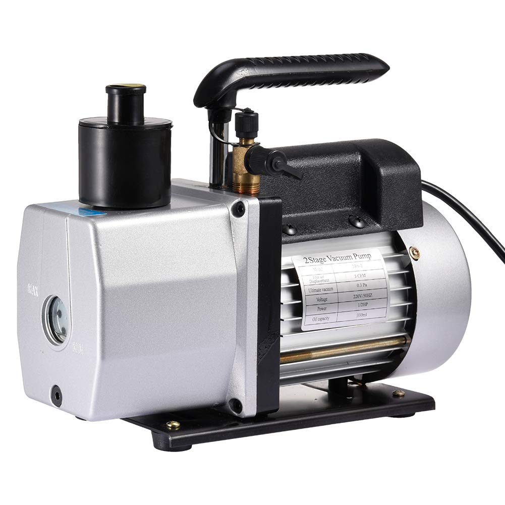 Buy Ai CAR FUN 5 CFM Vacuum Pump Vane Deep Vacuum Pump HVAC AC 1/2 HP