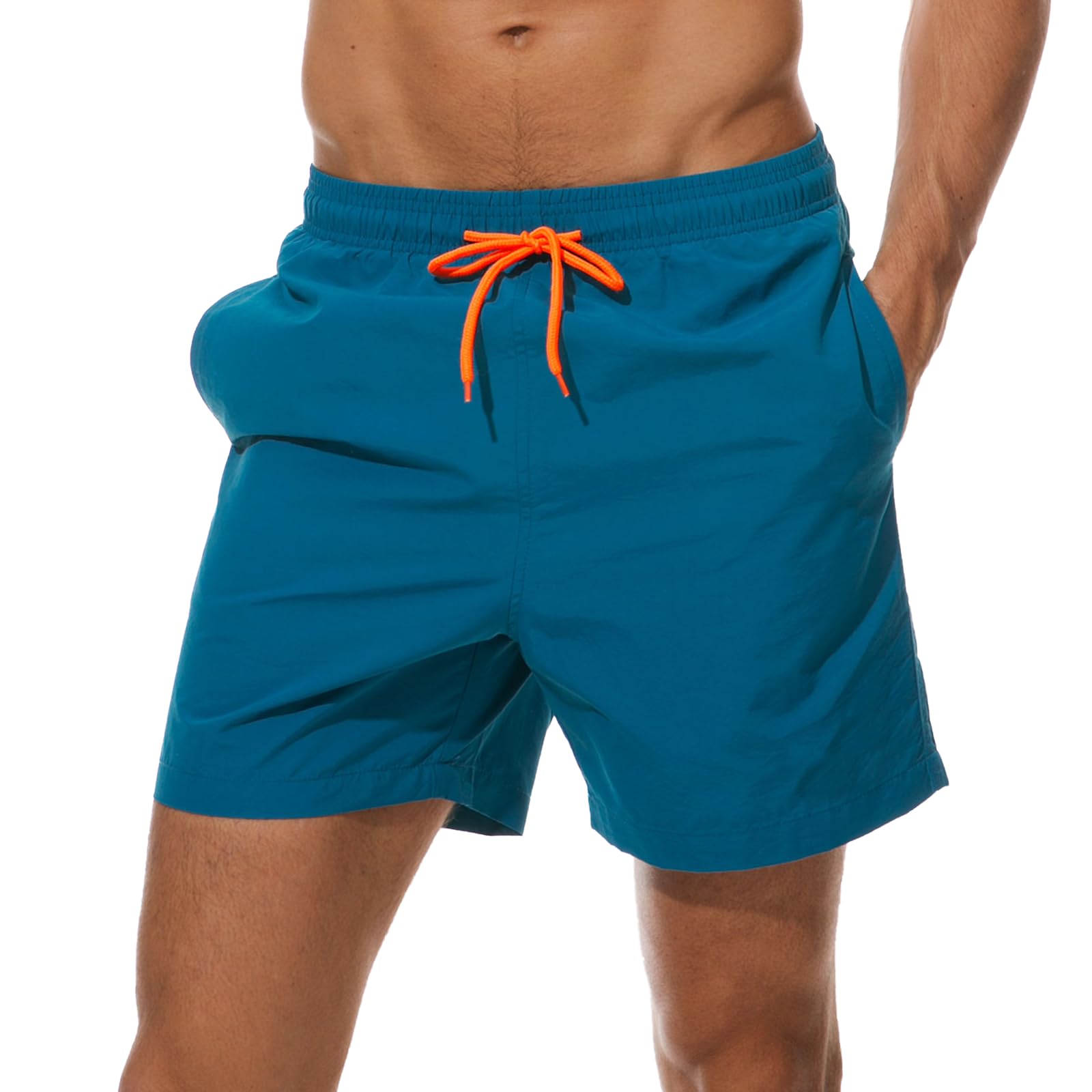 Arcweg Badehose für Herren Jungen Badeshorts für Männer Kurz Schnelltrocknend Beachshorts Boardshorts Strand Shorts mit Mesh-Futter und Verstellbarem Tunnelzug