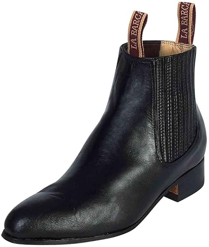 Botín Charroa ID 209 (Bc) Paso De Mula Piel Negro, Negro