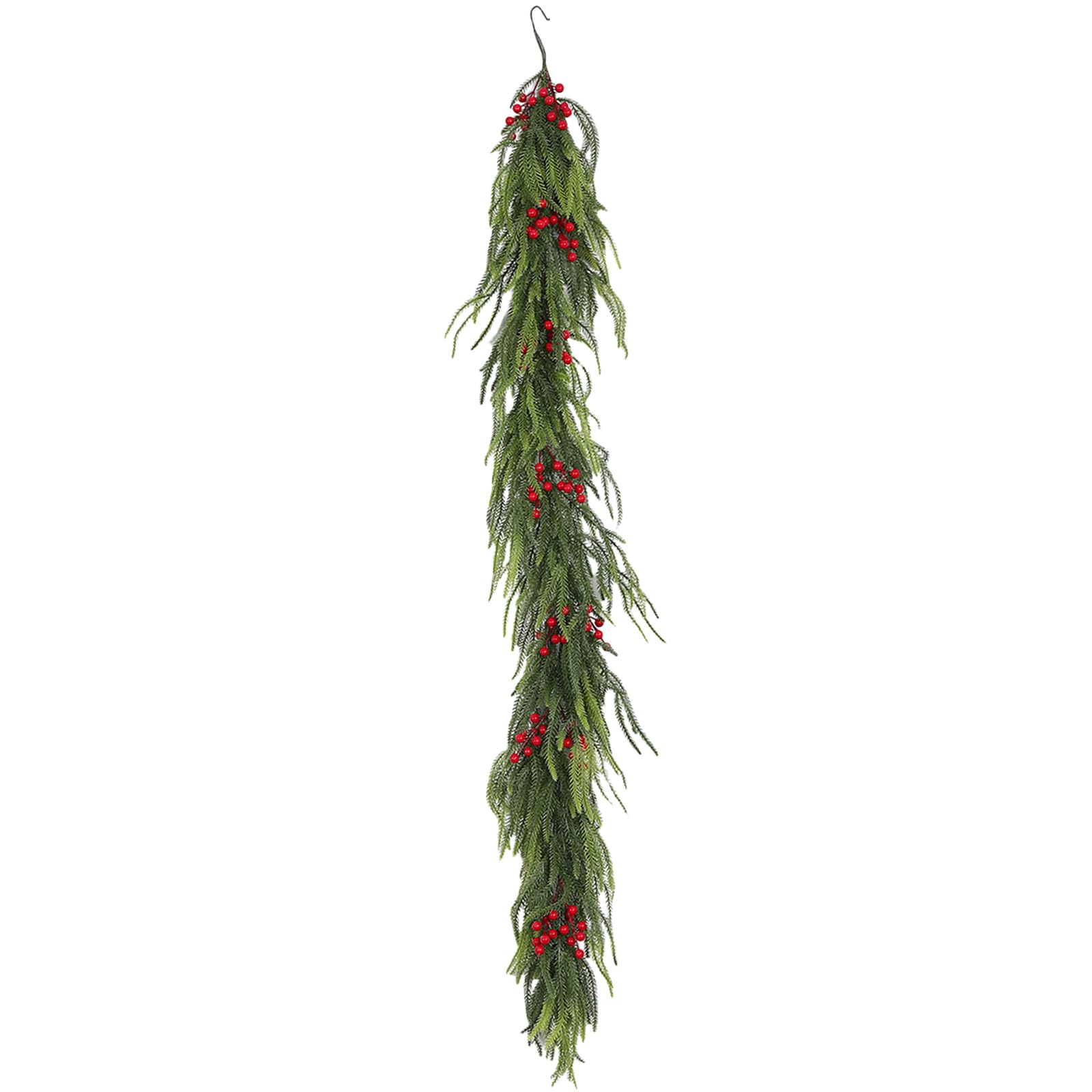 Hsioluted Artificial Pine Branch/Wreath Realistic Cedars Plant for and Holiday Decoration Stylish Party Supplies Christmas Decoration Branch/Wreath