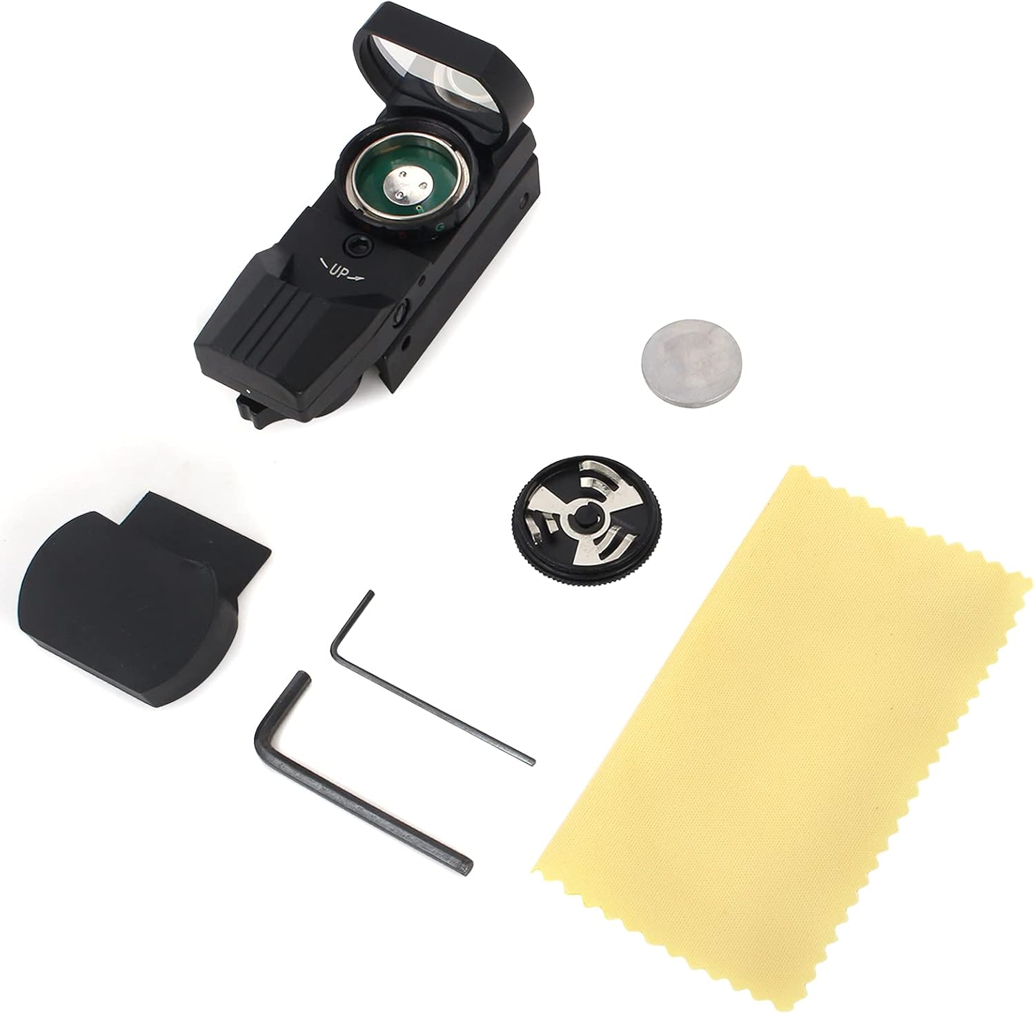 Leogreen Red Green Dot Sight, Reflex Sight Scope with 4 Reticles and 20/22mm Picatinny Weaver Rail Mounts, 5 Adjustable Brightness, Waterproof Shockproof : Sports & Outdoors