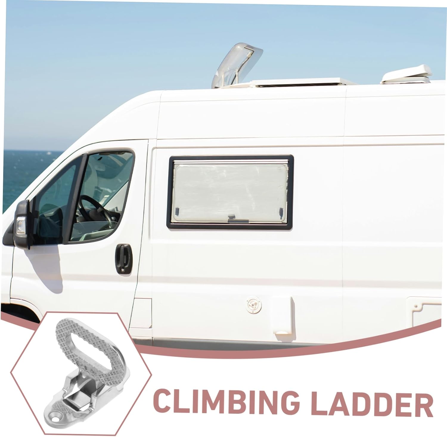 Folding Stainless Steel Adjustable Step for Rvs Trailers and Containers Non-Slip Design Easy Installation Durable Material Versatile Use for Climbing and Accessing Elevated Areas