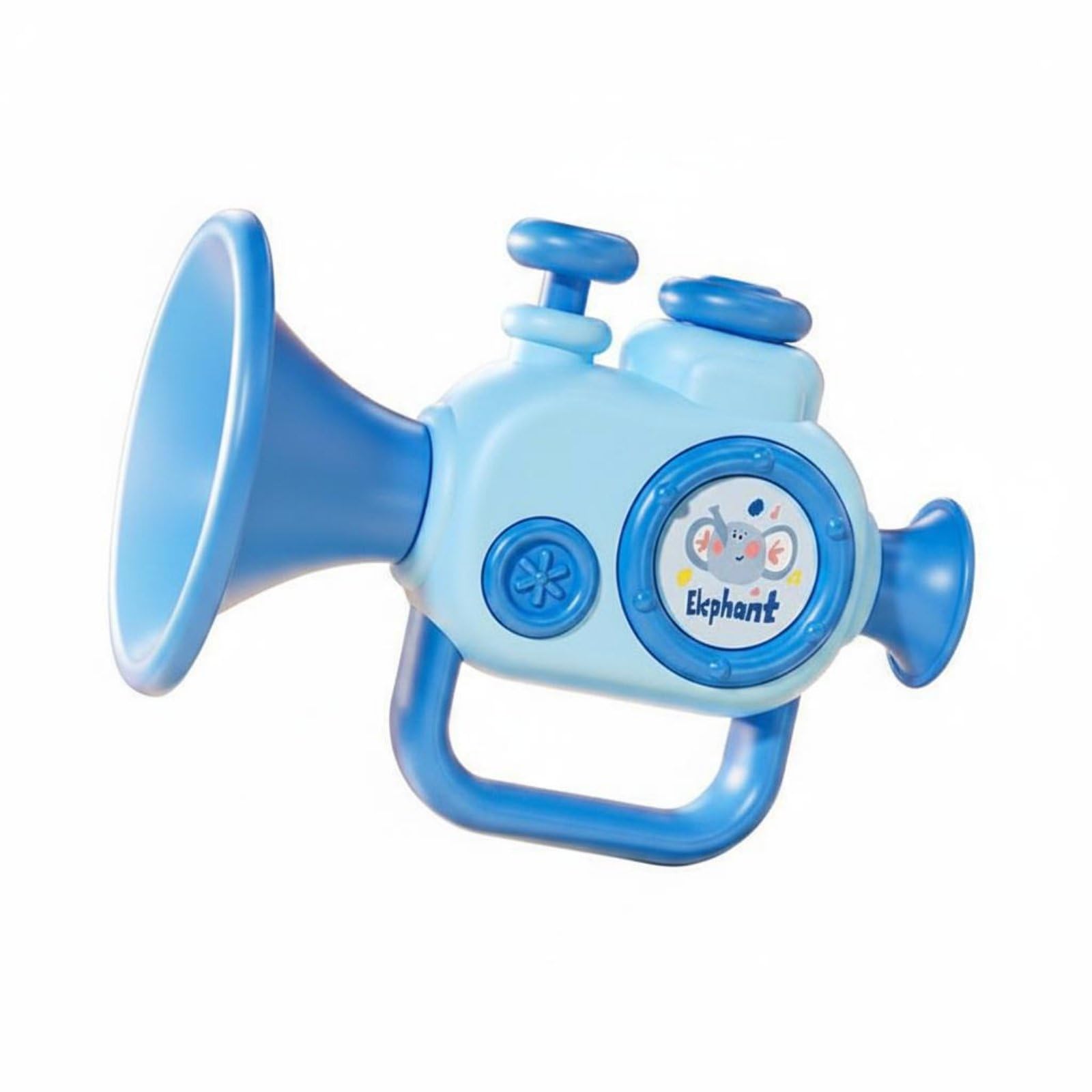 Children's Trumpet Toy Easy to Blow Baby Whistle Whistle Sound Making ABS Whistle Whistle for Babies, Infants, Playtime, Soothing, Blue, Elephant Horn|Toys & Hobbies | Educational | Music-image-17