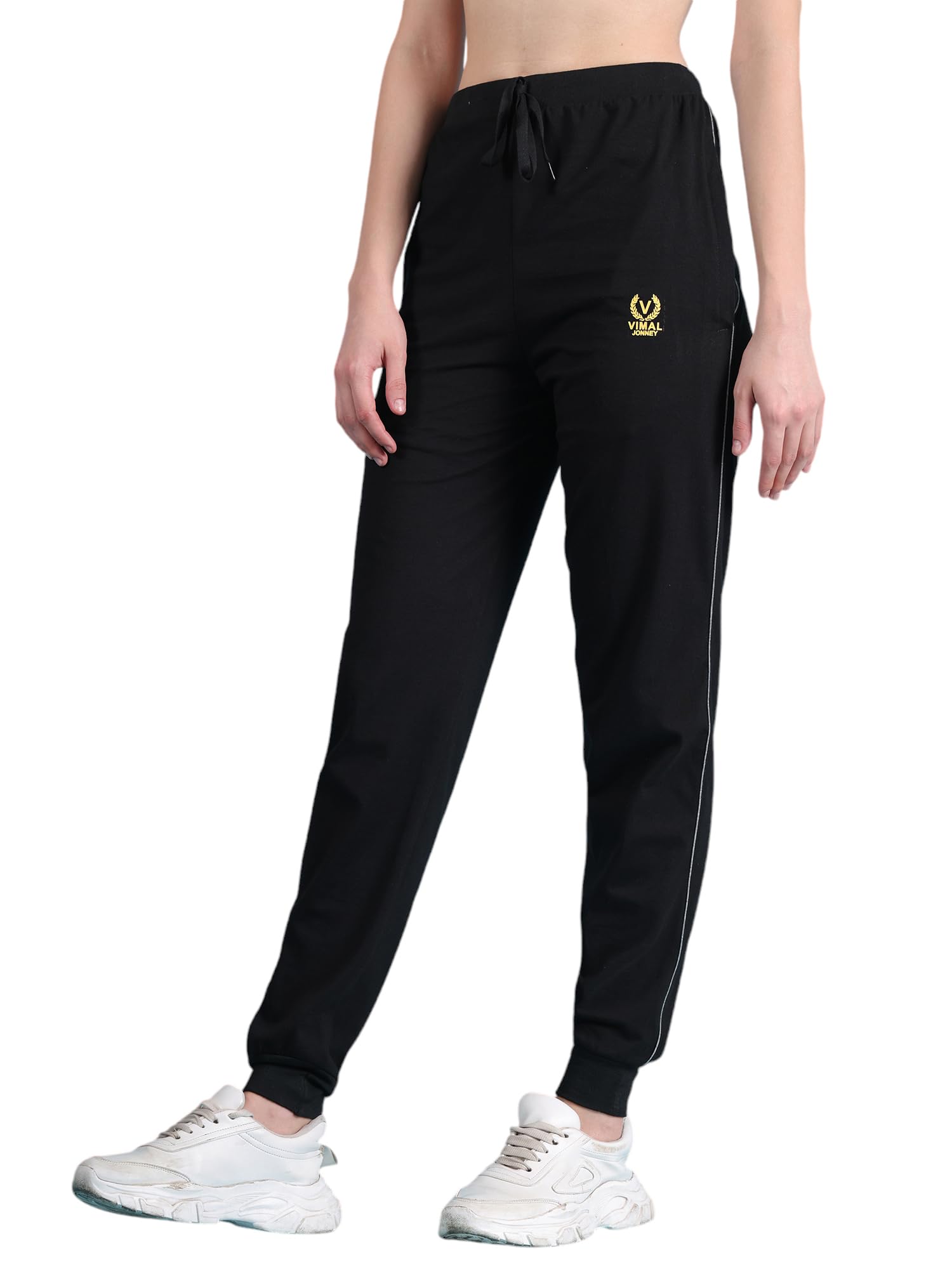 Mack Jonney Women's Regular Fit Cotton Track Pants | Lower |Pajama |Lounge Pant for Women-D8__MLG__01-image-11