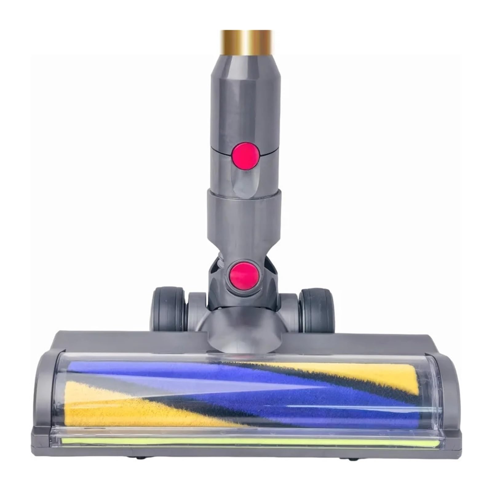 Tête d'aspirateur avec pièces de lumières LED vertes