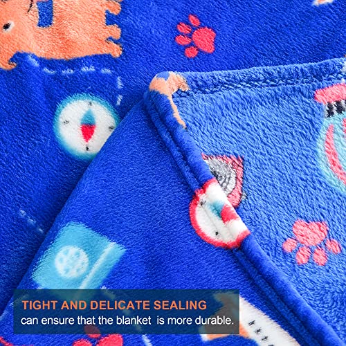 Nmosyni Doggy Blanket For Kids, Doggy Throw Blanket For Boys And Girls, Cozy Doggy Pattern Fleece Blanket With Vibrant Colors & Cute Design, Super Soft And Warm Throw Blanket -50X60 Inches #TOP3