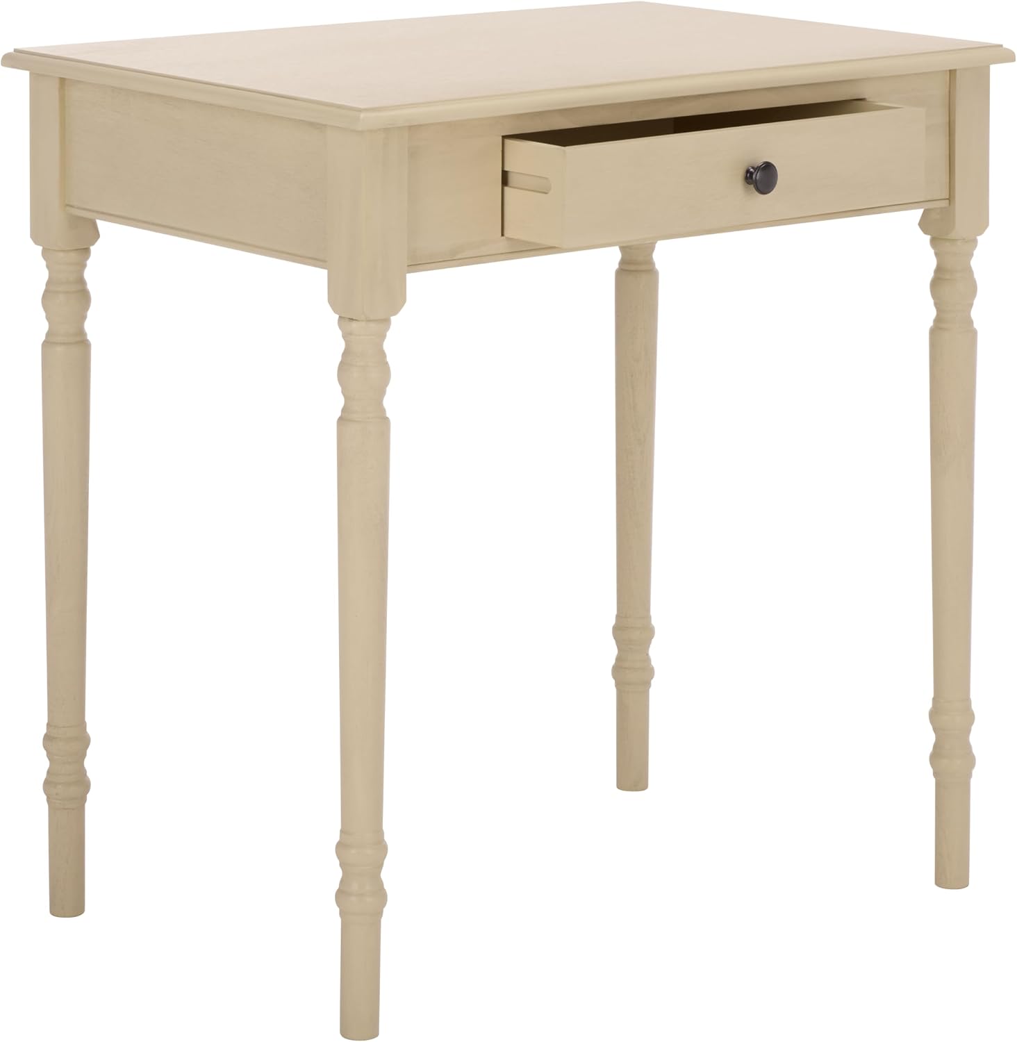 SAFAVIEH Home Collection – Arina Sand Writing Desk, 1-Drawer Traditional Desk, Classic Home Office Design (DSK5710E)
