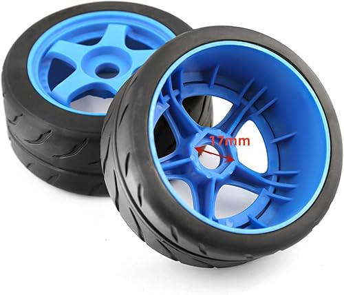 Miniatura 8 de NUHUi Un juego de neumáticos universales RC para Slash 2WD 18 ARRMA17 Infraction Limitless Best Gift F1 4.01 pulgadas de diámetro (4 piezas) (azul)