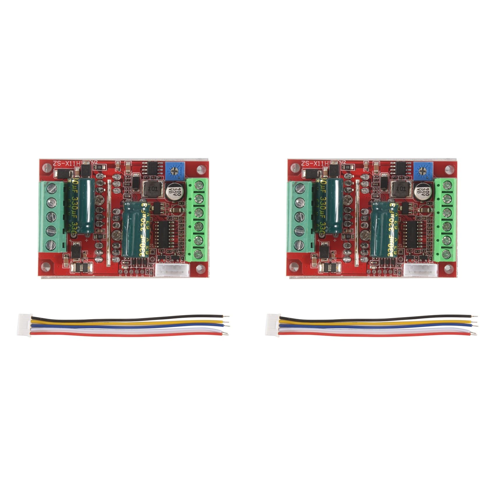 Jnchdghwa As Shown 2X Dc 6-60V 400W Bldc Three Phase Dc Brushless Motor Controller Pwm Hall Motor Control Driver Board 12V 24V 48V