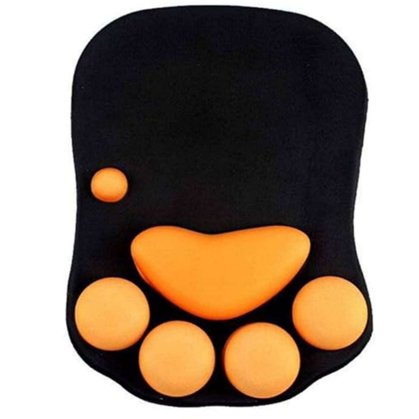 sooyinpaint Cat Paw Mouse Pad with Wrist Support Soft Gel Wrist Rest Pad Cute Design - Cushion Comfort Mousepad Computer Laptop Mouse Mat Desk Decor
